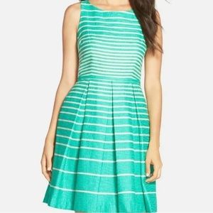 Just Taylor fit and flare dress with pockets